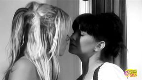 Once hubby's gone, I'm left to get seduced by my gorgeous black-haired maid's nasty skills