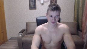Hot Guy, Shoots Explosive Load.