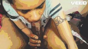 large cock🍆 blowjob cartoon cumshot