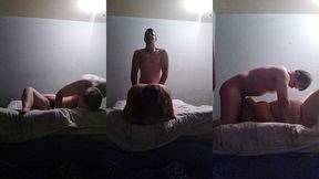 girls friend fucked, feet and pussy licked and cum on boobs