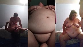 girls friend fucked, feet and pussy licked and cum on boobs