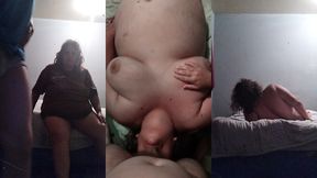 girls friend fucked, feet and pussy licked and cum on boobs