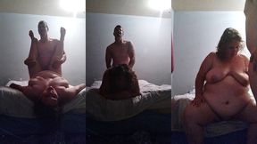 girls friend fucked, feet and pussy licked and cum on boobs