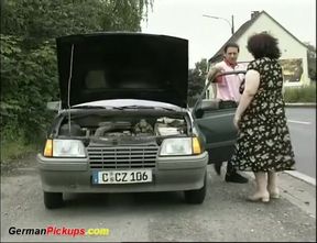 monster boob Milf picked for orgy