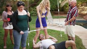 ”Blonde seduces sister's BF, leading to forbidden affair”