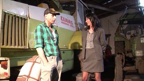 Suck and fuck with hot and huge cock in the garage