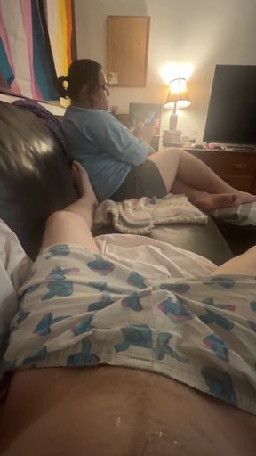 Must-see moment from "He got ignored while jerking off and cumming"