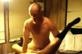 Naughty blonde skank fucked hard in front of webcam