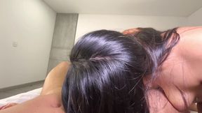 I Caught My Wife with Her Best Friend and We Had a Hardcore Threesome, Cum in Face Fmf