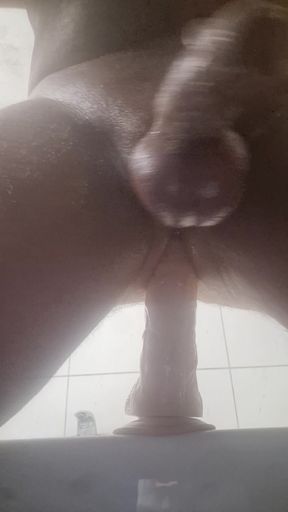 Dildo up my ass feels so good
