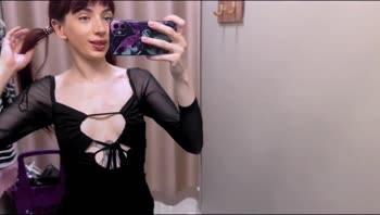 Mira Milik's Sizzling Summer Strip Tease in the Fitting Room