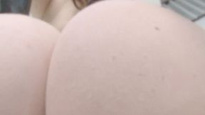 Big butt PAWG in hot nude big butt femdom face sitting ass worship smothering pussy and ass licking to orgasm POV upskirt ass 4858