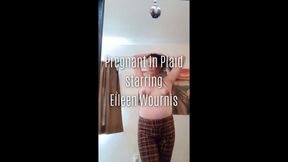 Pregnant in Plaid masturbation show