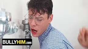 Horny Security Guard Made Bullied Boy Suck His Cock In Exchange For Protection 13 Min