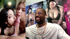 tight petite teen girls making a hard goon cock cum extremely fucking hard, ai generated