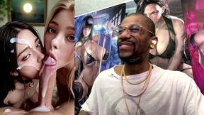 tight petite teen girls making a hard goon cock cum extremely fucking hard, ai generated