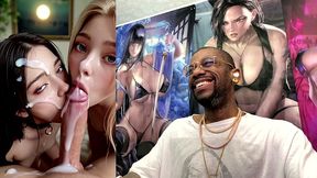 tight petite teen girls making a hard goon cock cum extremely fucking hard, ai generated