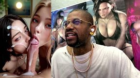 tight petite teen girls making a hard goon cock cum extremely fucking hard, ai generated