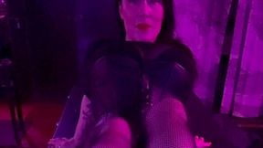 "Fishnets and Red Toes Seduction POV"