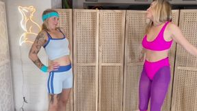 Workout BELLYBUTTONs need WORSHIP too - CHER WOODS & MJ BABII HIDEF MOV