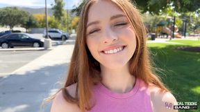 Real Teens - Brunette Myra Moans Hard During Hot Sex Scene