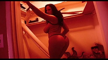 Horny brunettes with big boobs, Gianna Michaels and Luscious Lopez, team up to take on a...