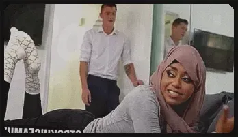 Ebony Babe Big Cock Adventure