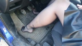 Intense Mazda Revving in Pantyhose WMV