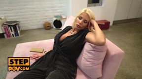 POV - Horny stepmom Tiffany Rousso craves younger cock