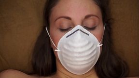 Melanie Hicks'_ Medical Mask Masturbation