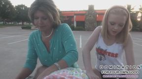 Diapered and Humiliated at Hooters - Part 2 - MP4
