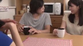 Stepmom's Surprise Encounter with Vaginal Cum Shot During Absent Husband