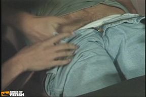 Handsome Dude Gets Ass Screwed in the Garage by a Tattooed Guy with Big Dick