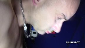 Slut fist and creampied and creampied by Stepdaddy in sling