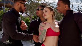 anal queen ivy maddox destroyed by 3 bbc poolside dp & piss madness 🔥
