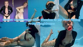 Secret Underwater Kink Session in My Pool Hiding From Neighbours - MP4 720