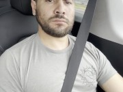 Edging in my Tesla Model Y see me cum www.onlyfans,com/roddddddd