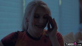 18 years old blonde trans Izzy Wilde fucked hard anal while housesitting