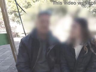 Husband sells his slim, young girlfriend for pleasure and money in a three-some with double penetration. Intense sensations for her (two rods at once)