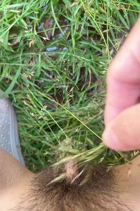 Pissing Outside Near Grape Tree