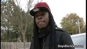 Black Gay Muscular Man Seduces Teen White BOy For A Good Fuck 04