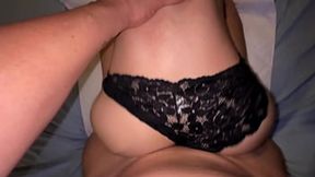 Her massive ass&#x1F351; takes a deep anal&#x1F44C; penetration as she fingerfucks and moans intensely