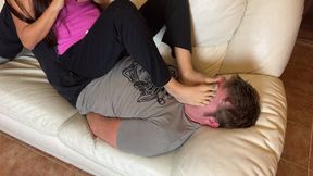 Vicious Foot Domination For My Lazy Husband