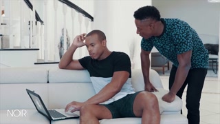 NoirMale - Black stud fucks his sisters Fiance with bbc