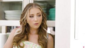 Two Big Titted MILFs &mdash;  one hot coed get wild in Lesbian Threesome part 5