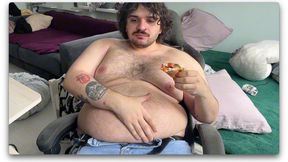 Stuffing My Belly With Pizza Again