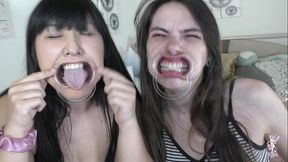 ziva fey - extreme hollering hooting silly faces with ondrea lee