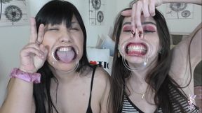 ziva fey - extreme hollering hooting silly faces with ondrea lee