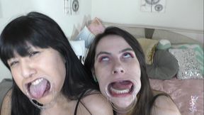 ziva fey - extreme hollering hooting silly faces with ondrea lee