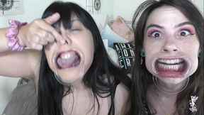 ziva fey - extreme hollering hooting silly faces with ondrea lee